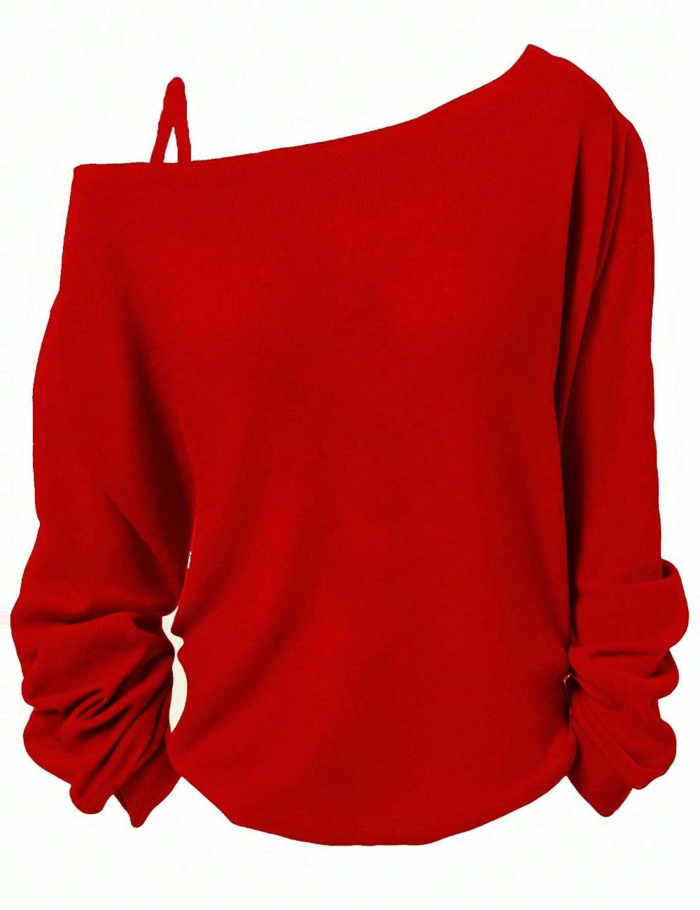 Shein Curve+ blúz, piros