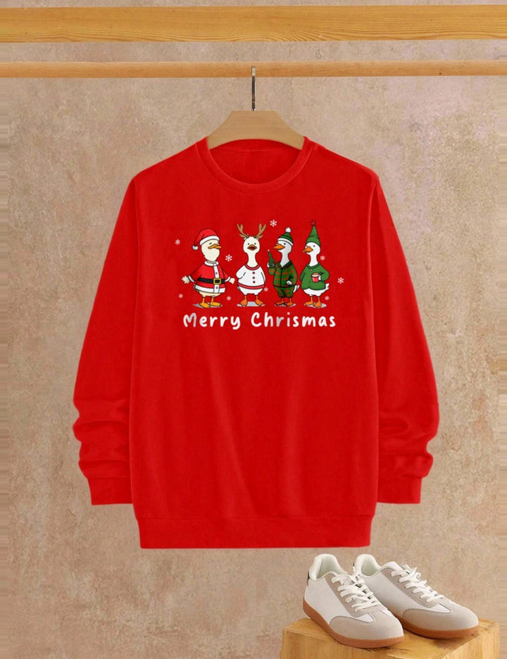 Shein MANFINITY blúz, piros