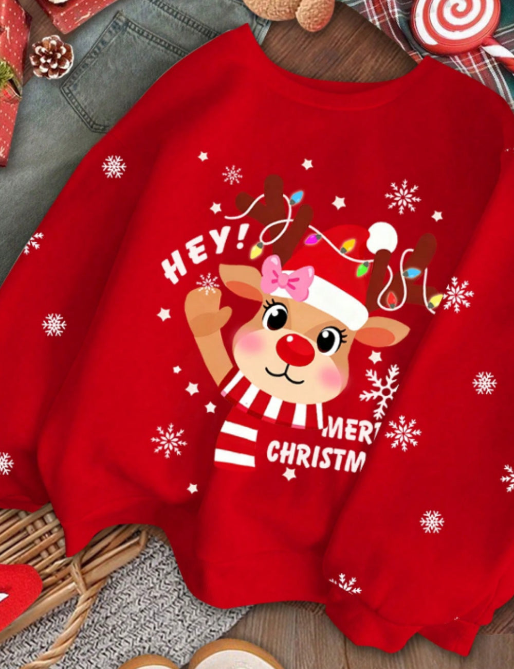 Shein Top, Red