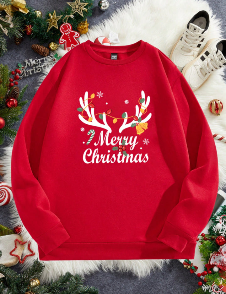 Shein MANFINITY blúz, piros