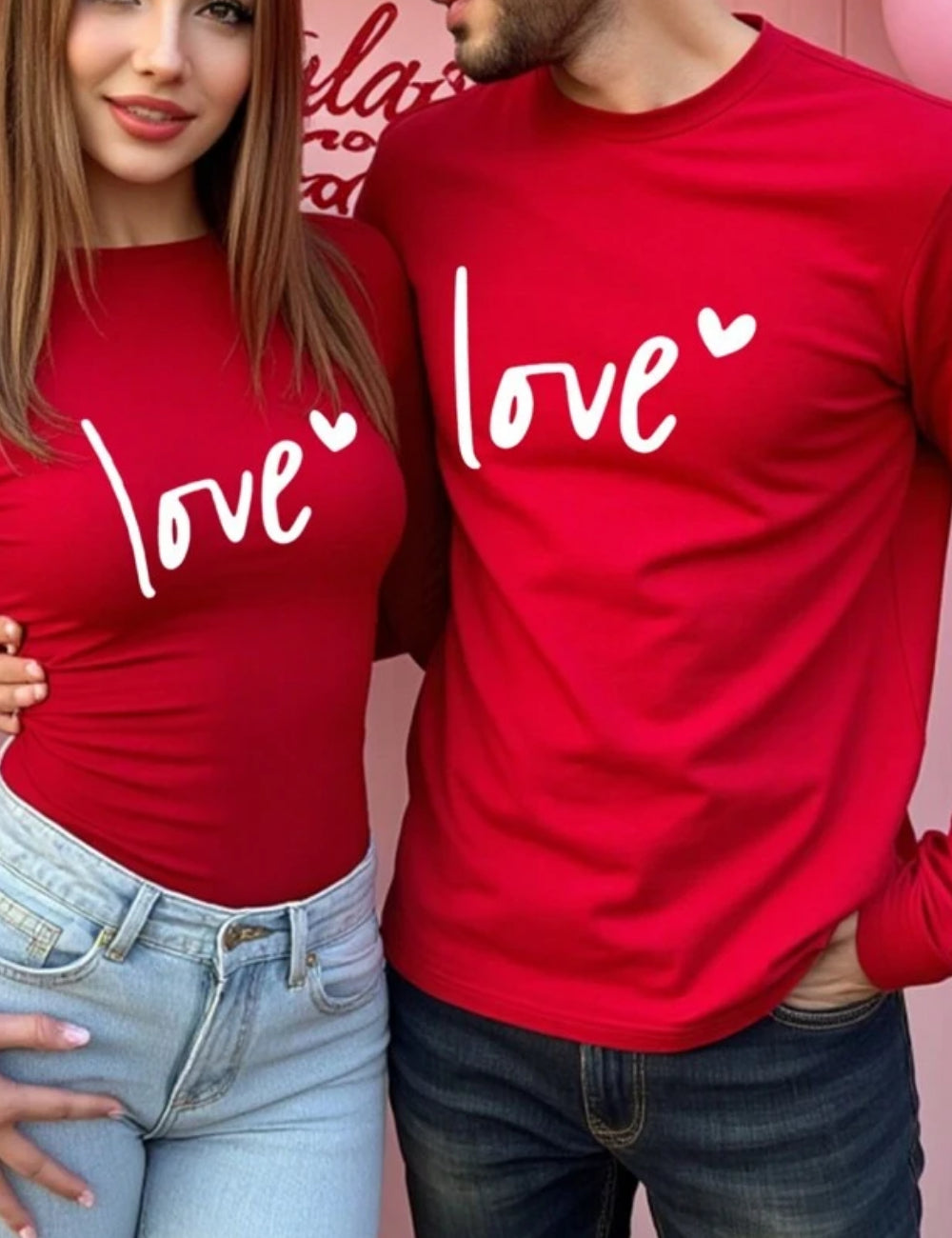 Shein blúz, piros