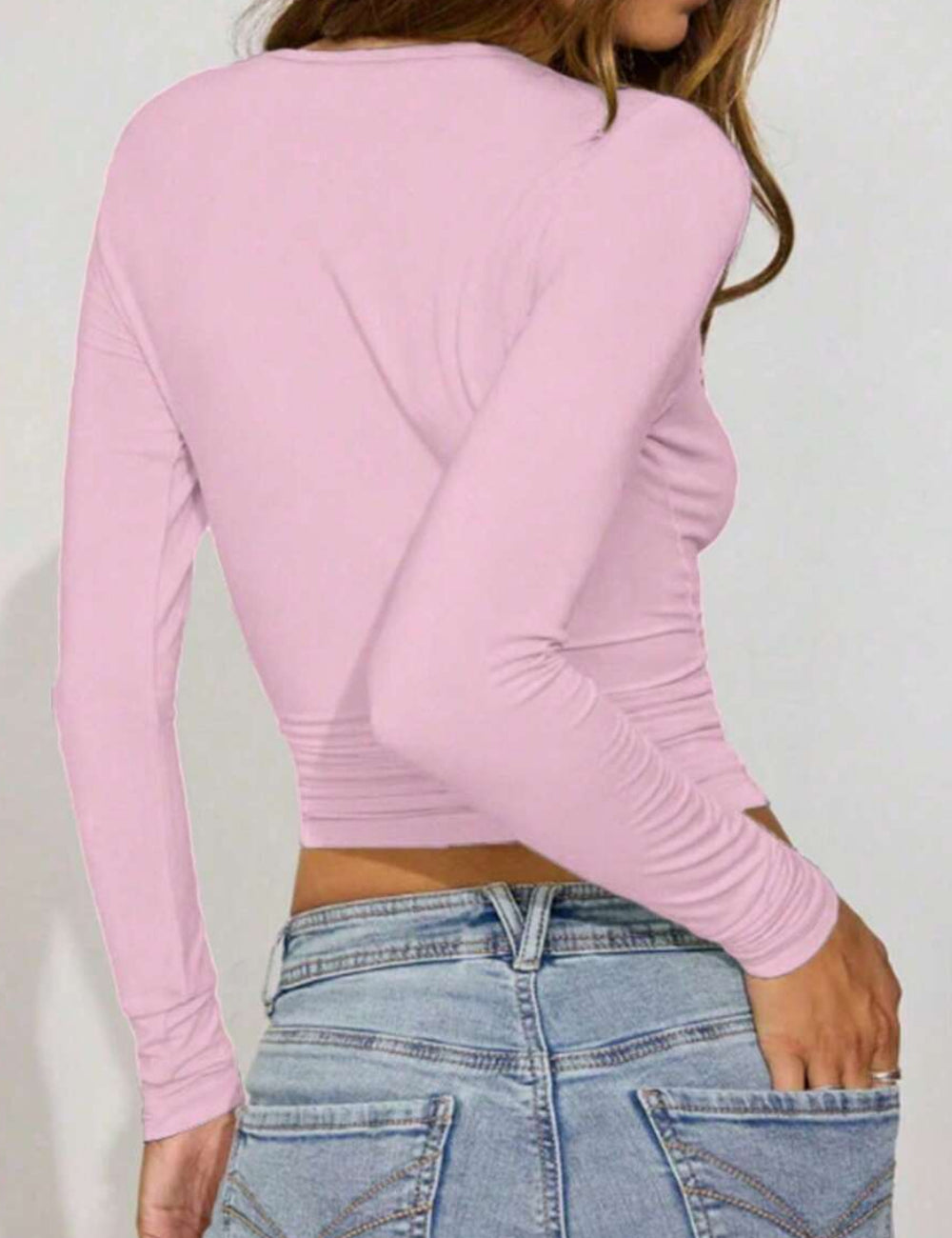 Shein blúz, rózsaszín