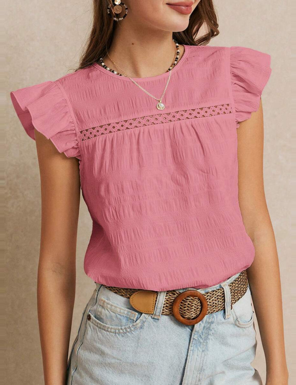 Tricou Shein, roz