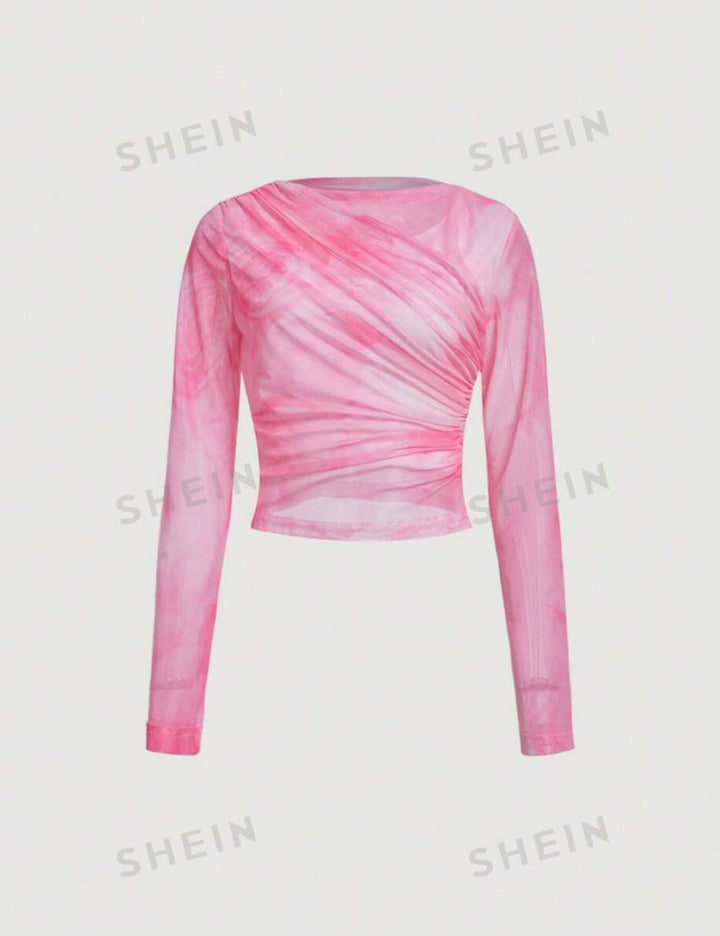 Shein blúz, rózsaszín
