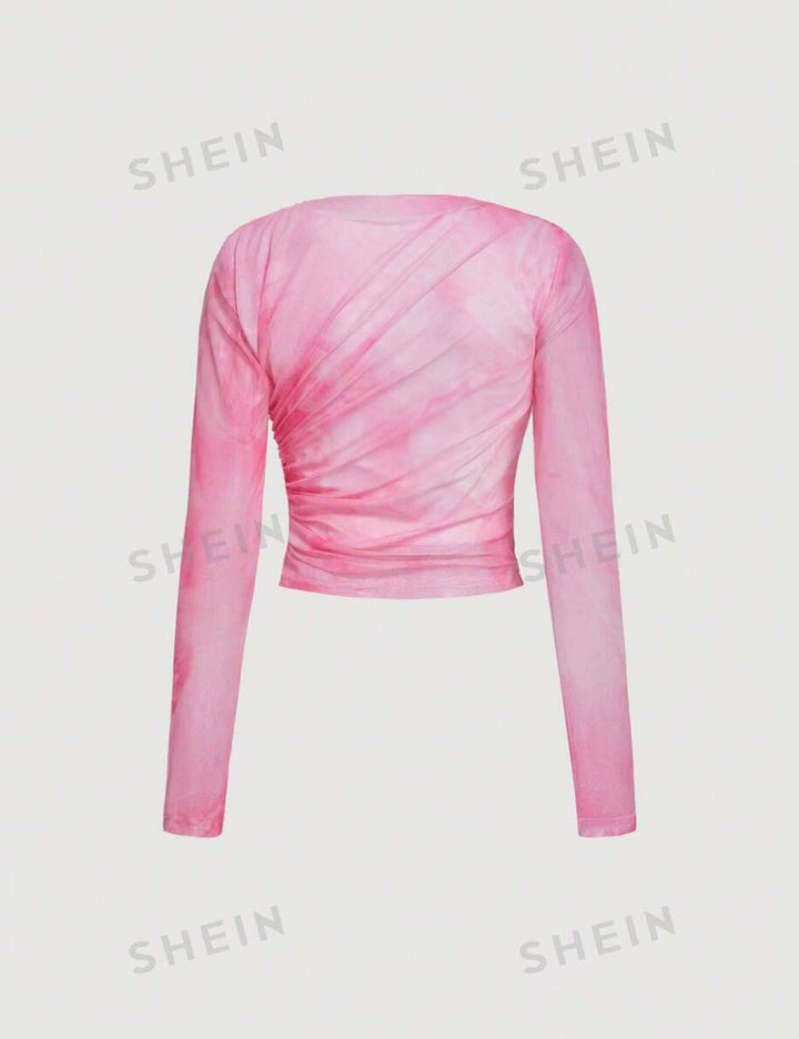 Shein blúz, rózsaszín