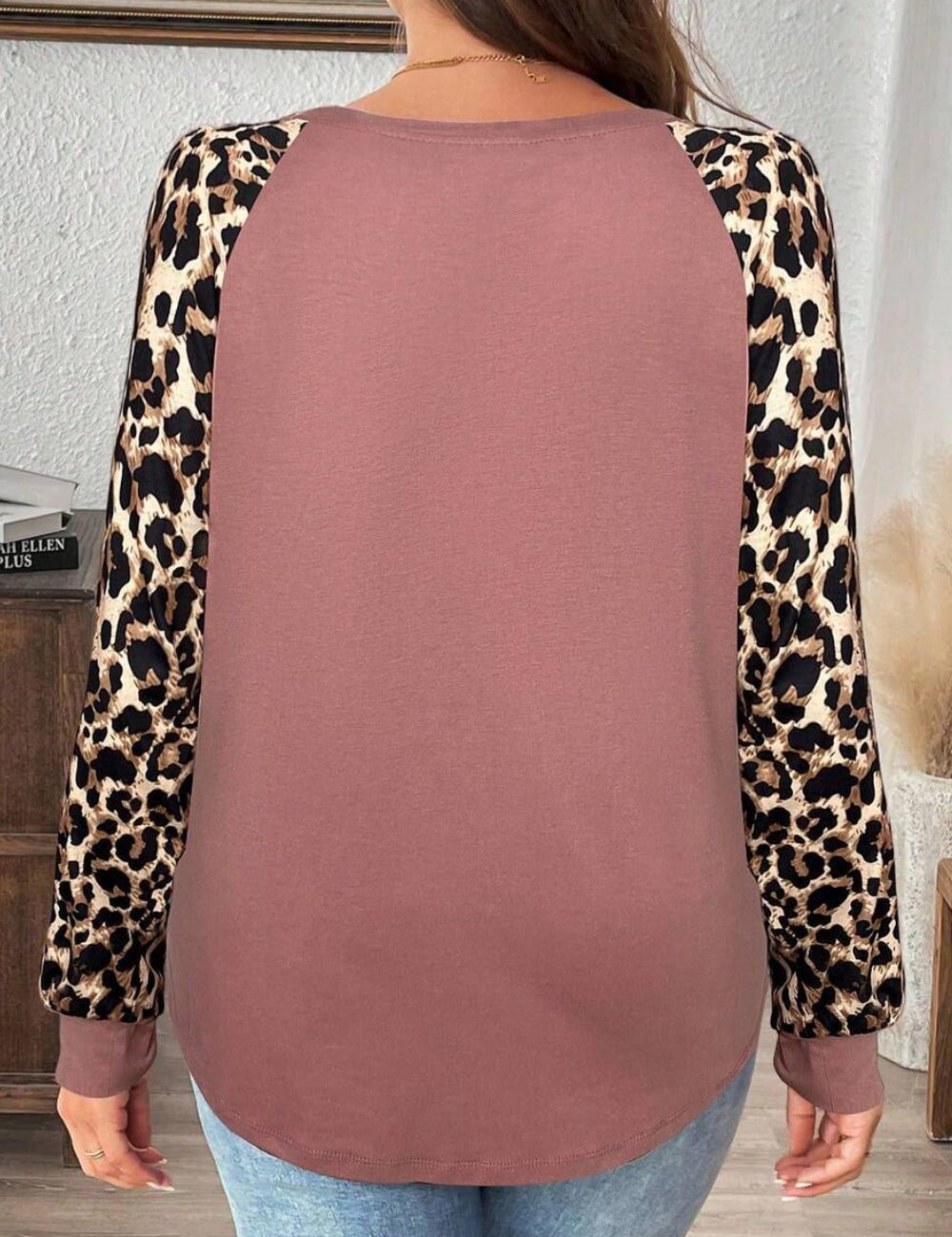 Shein Curve+ blúz, rózsaszín