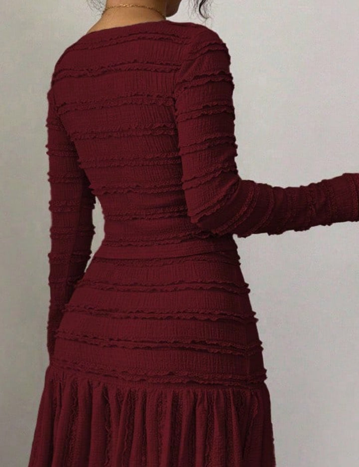 Shein bordó blúz