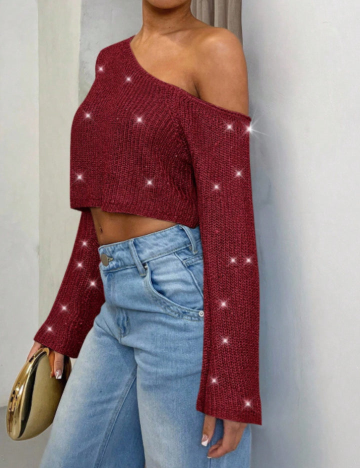 SHEIN blúz, bordó
