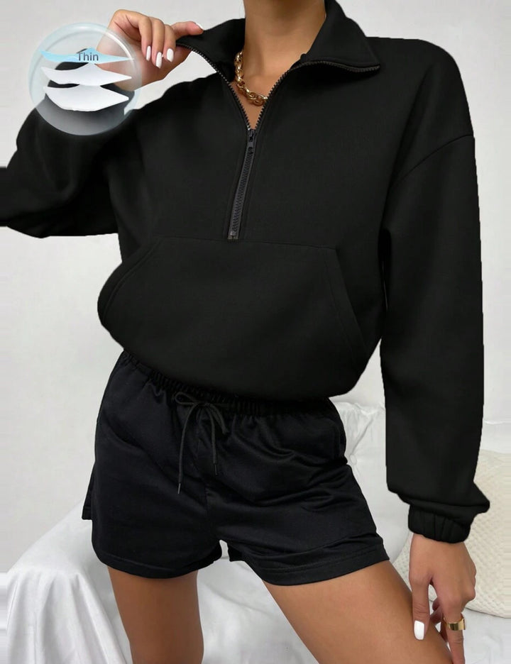 Shein sportpulóver, fekete