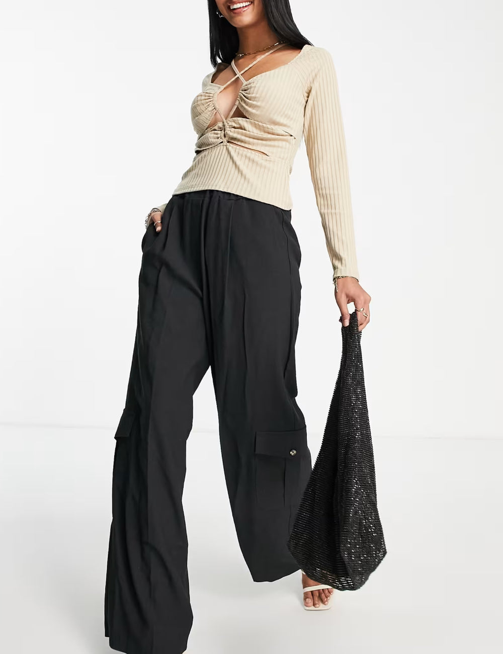 Topshop blúz, bézs