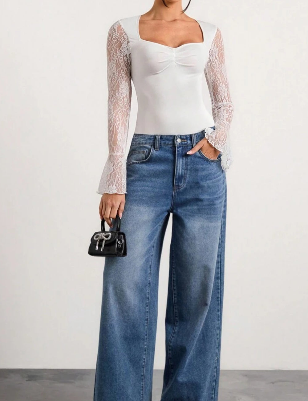Body Shein, fehér