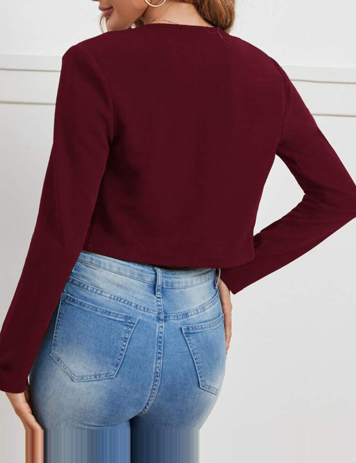 Boleró, Shein, bordó