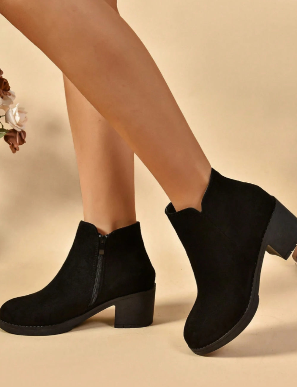 Botine Shein, negru
