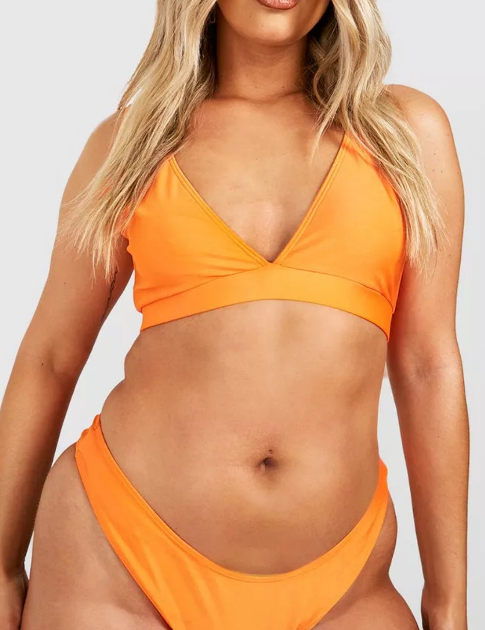 Boohoo bikini felső, narancssárga