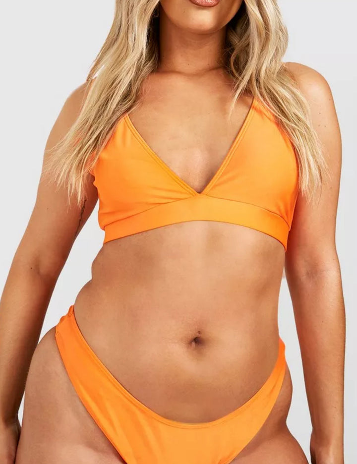Boohoo bikini felső, narancssárga