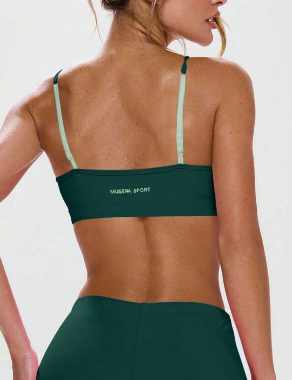 Shein sportmelltartó, zöld
