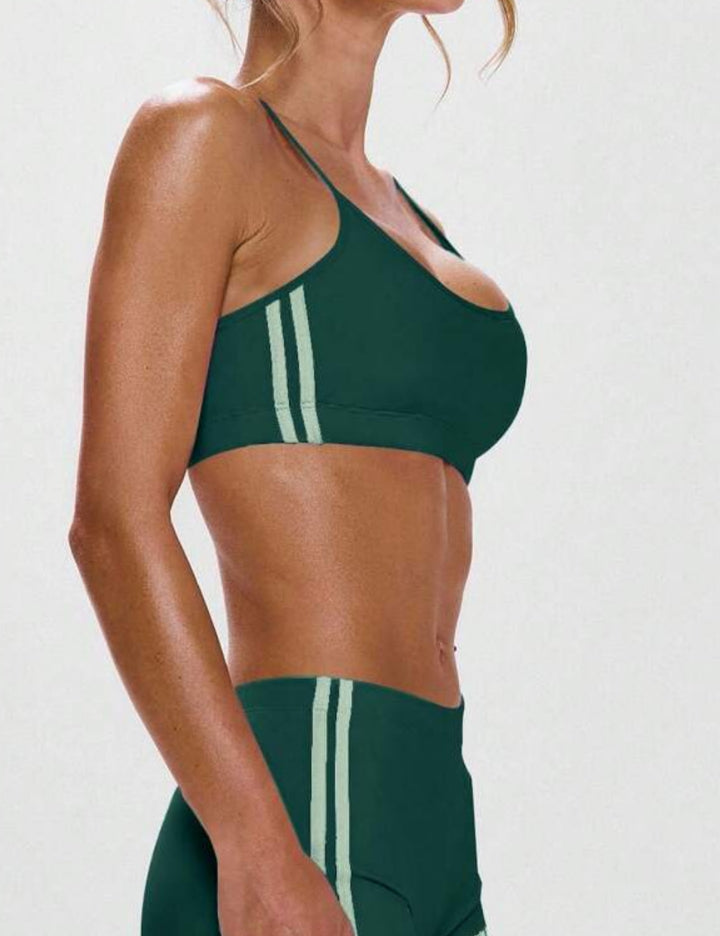 Shein sportmelltartó, zöld