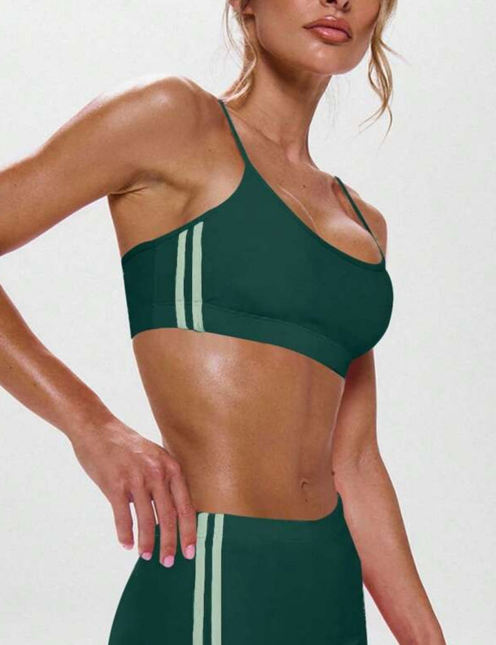 Shein sportmelltartó, zöld