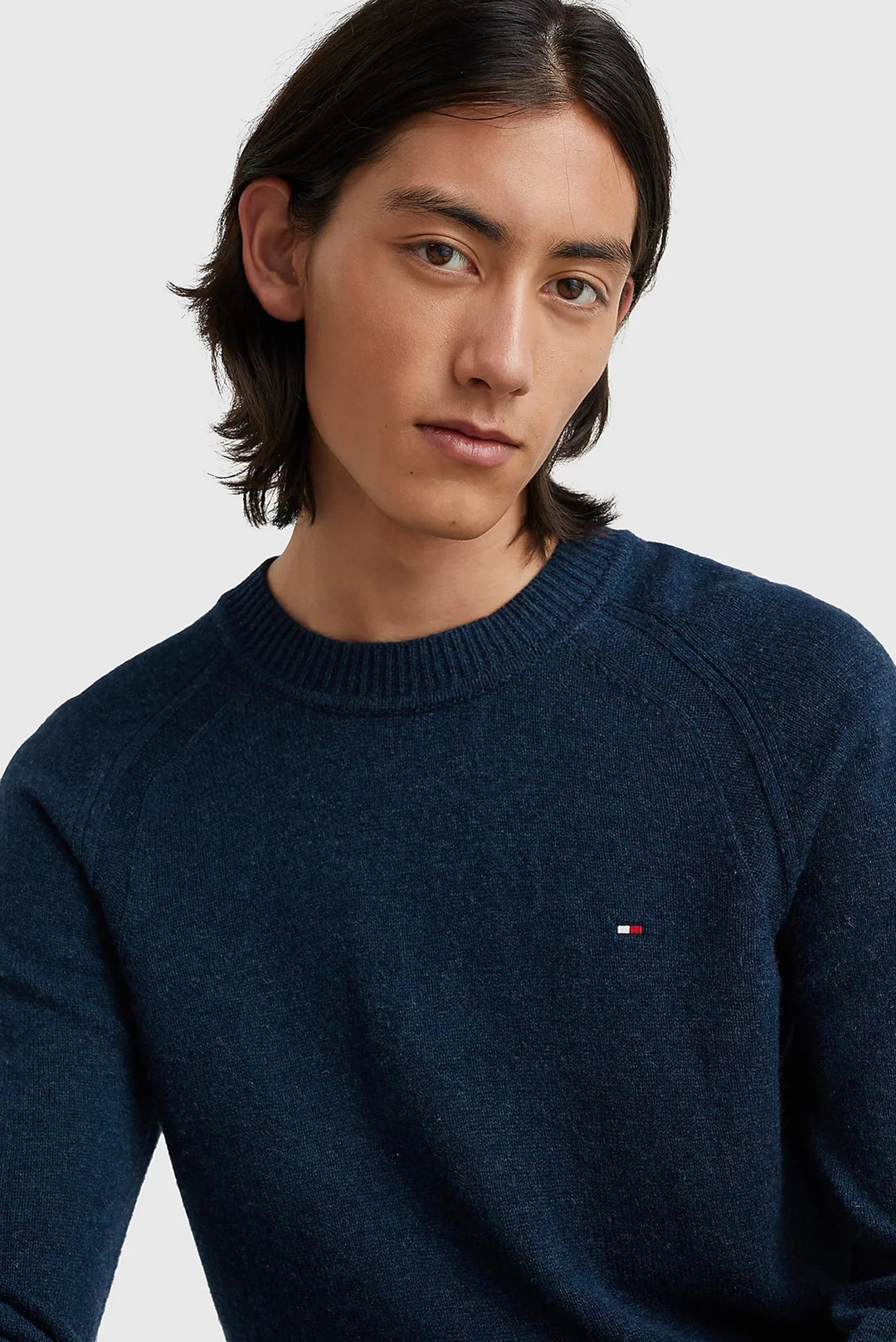 Pulover TOMMY HILFIGER, bleumarin
