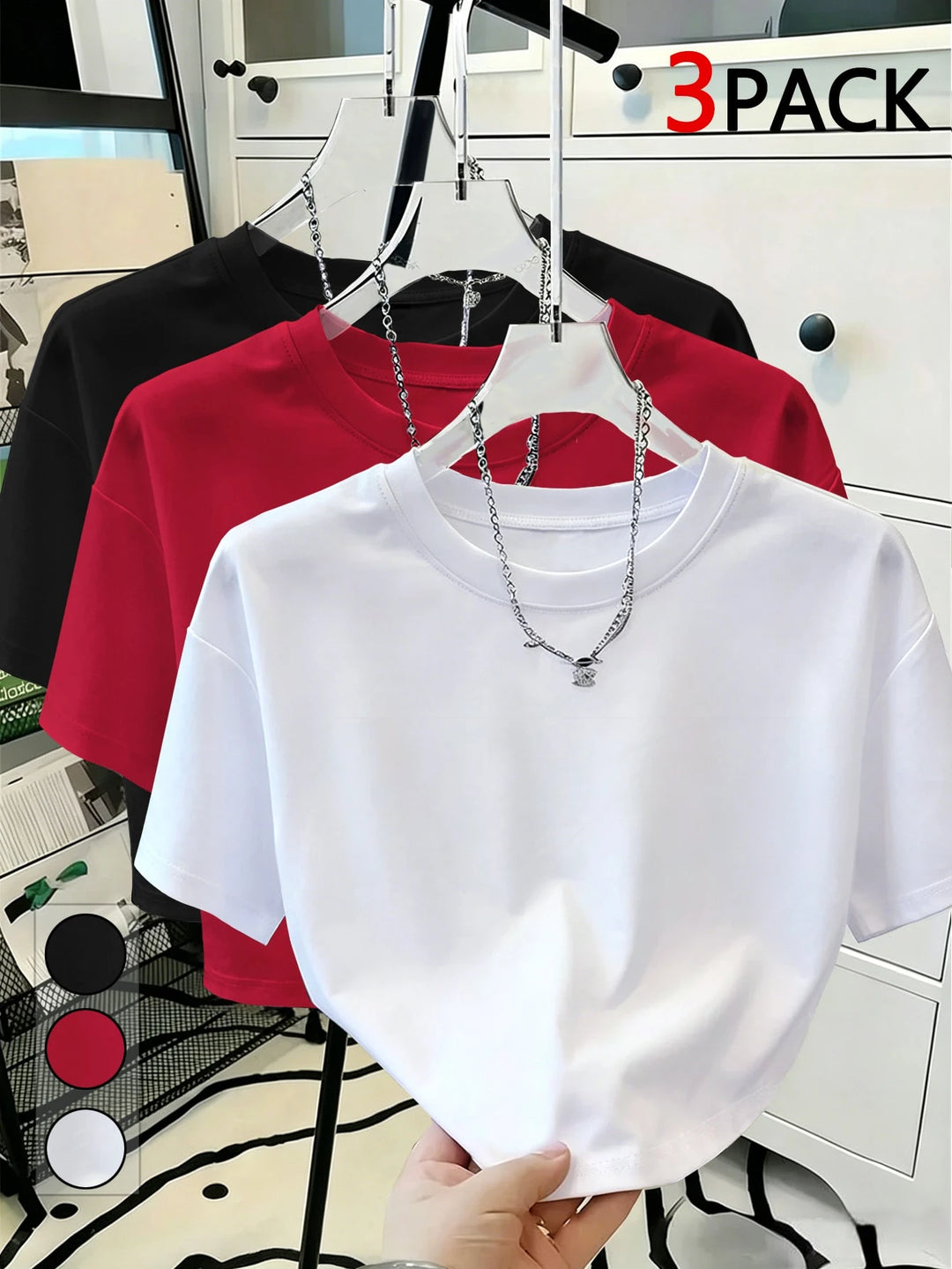 Set tricouri SHEIN, mix culori