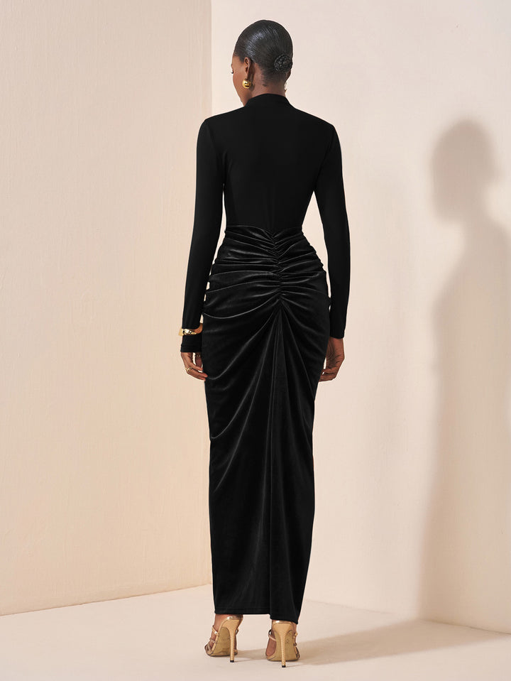 Rochie maxi SHEIN, negru