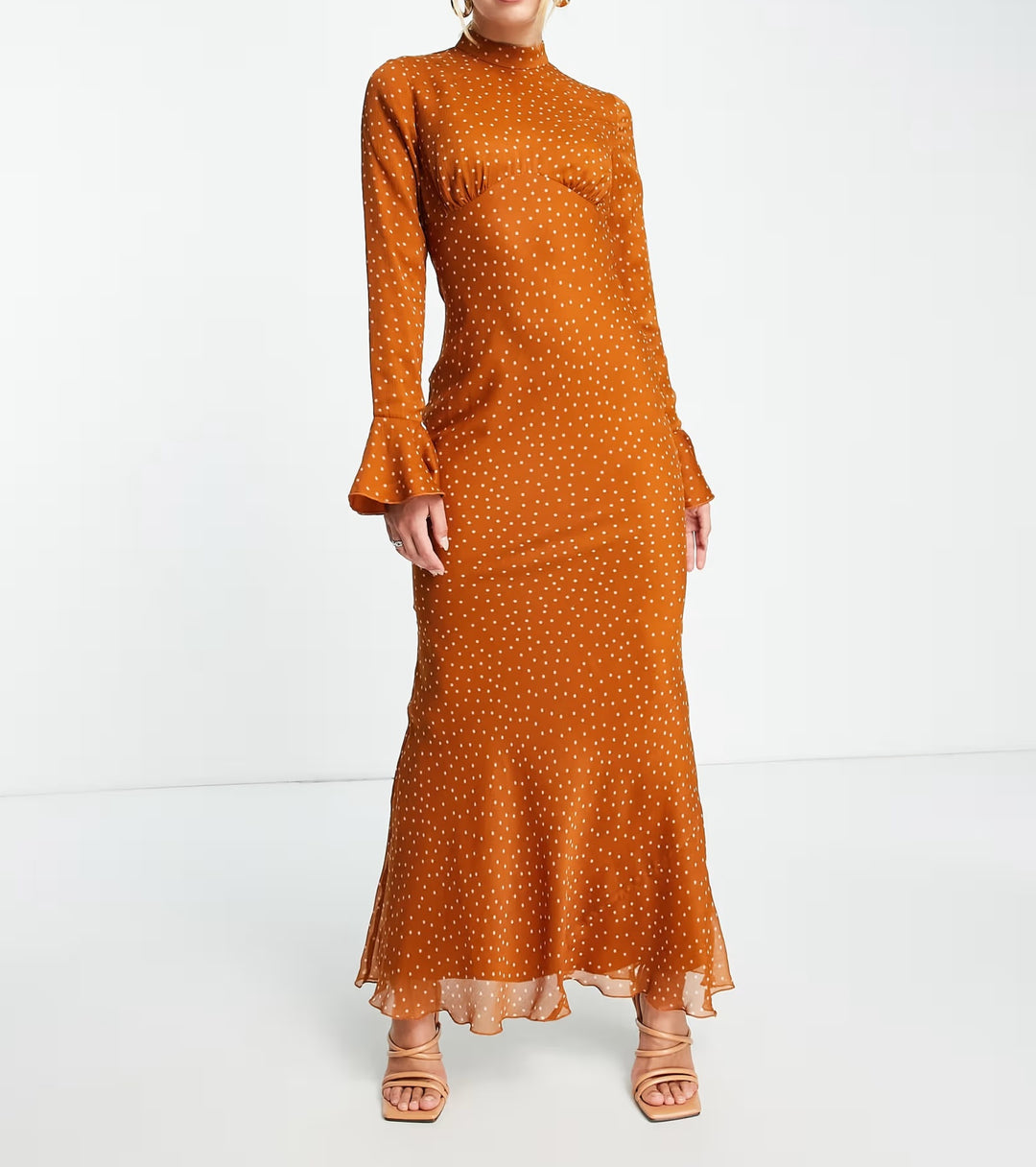 Rochie maxi ASOS, maro