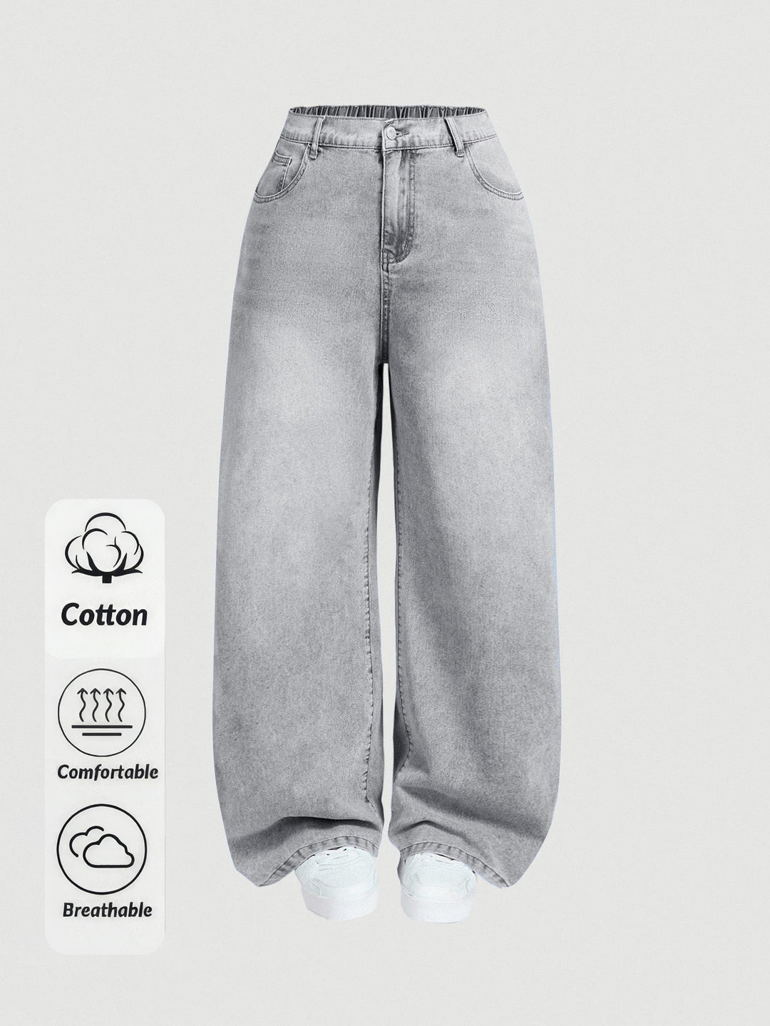 Jeans SHEIN, gri