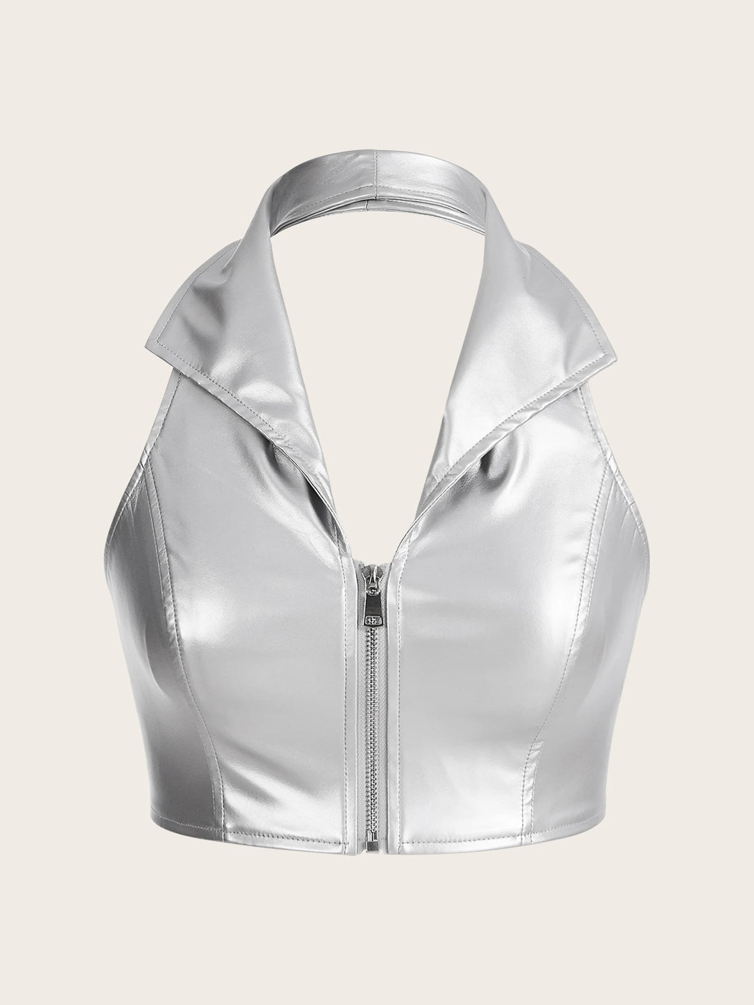 Top SHEIN, argintiu