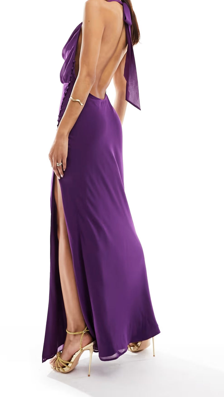 Rochie maxi ASOS, mov