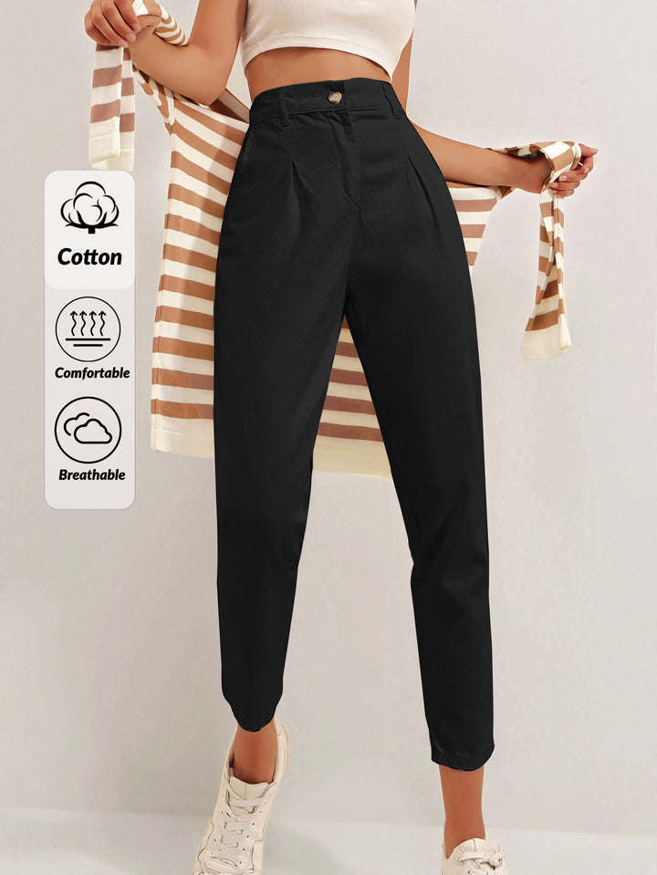 Pantaloni SHEIN, negru