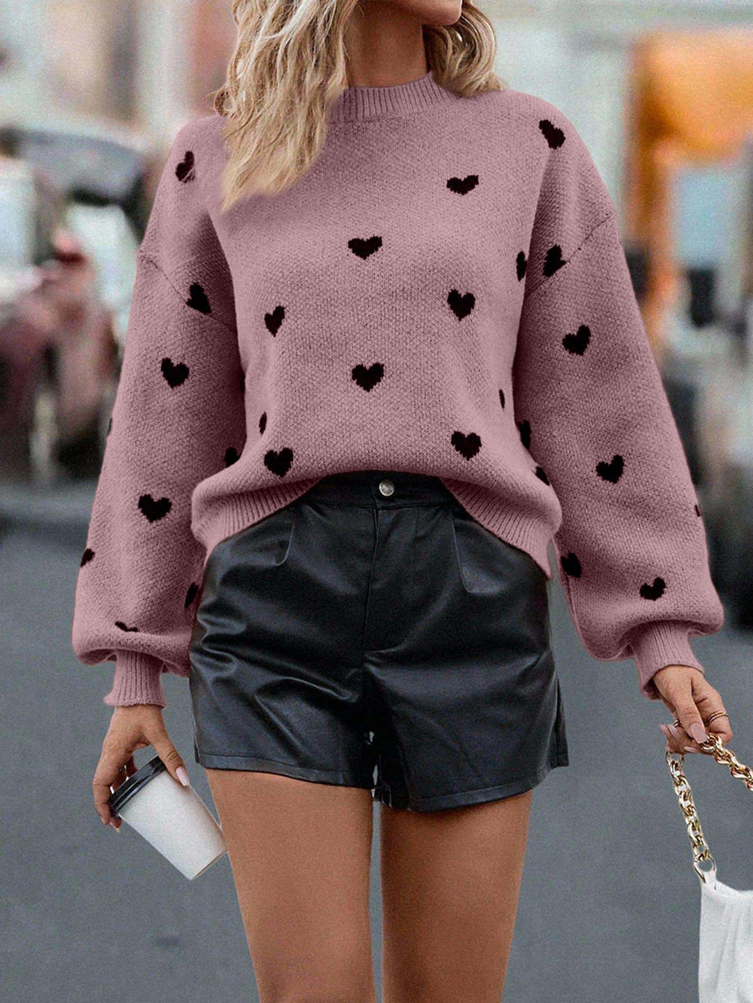 Pulover SHEIN, roz