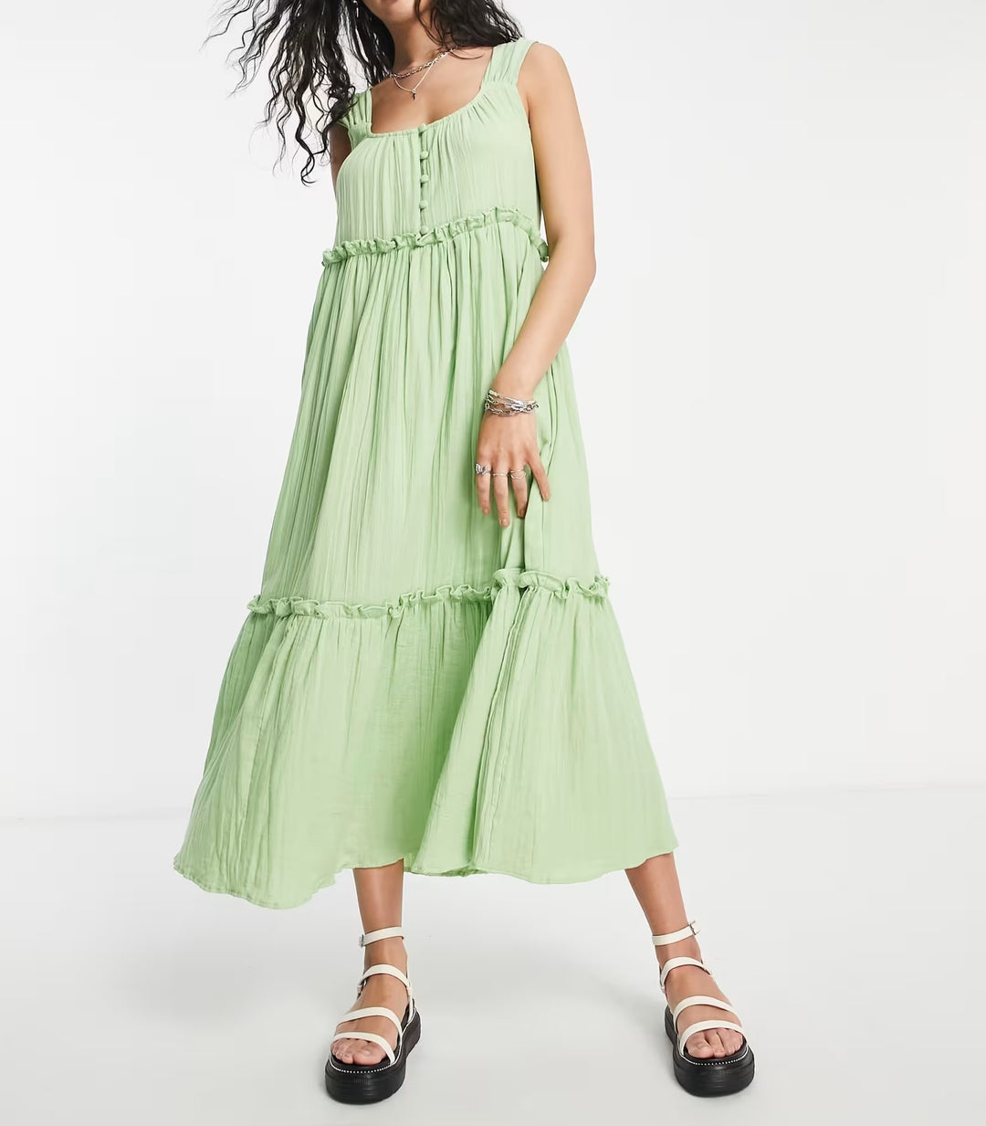 ASOS maxi ruha, zöld