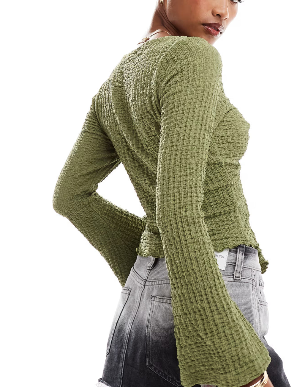 Bluză ASOS, verde