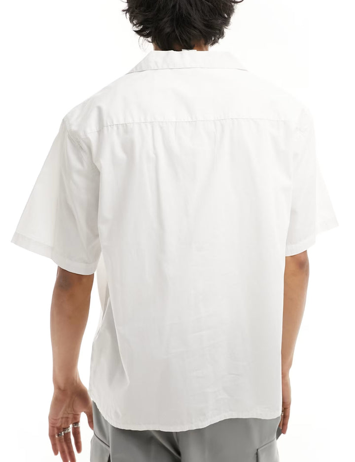 ASOS rövid ujjú ing, fehér