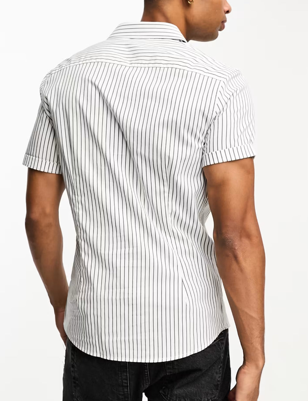 ASOS rövid ujjú ing, fehér