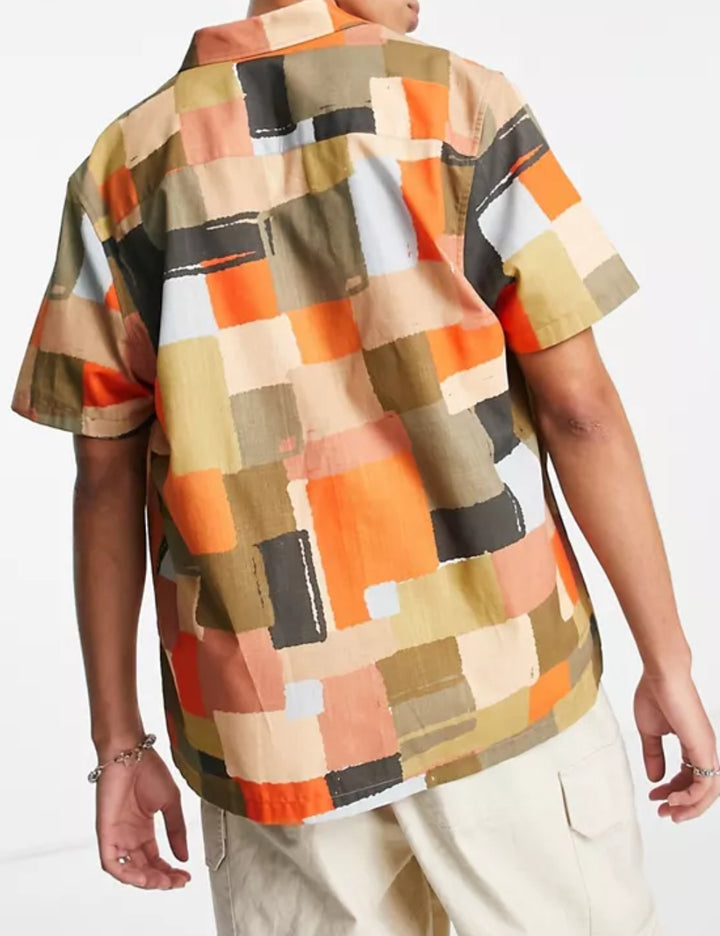 ASOS rövid ujjú ing, többszínű