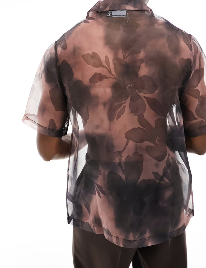 ASOS rövid ujjú ing, többszínű