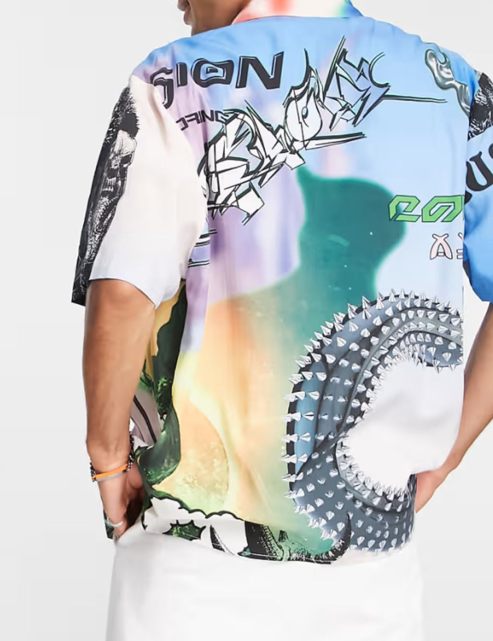 Cămașă cu mânecă scurtă ASOS, mix culori