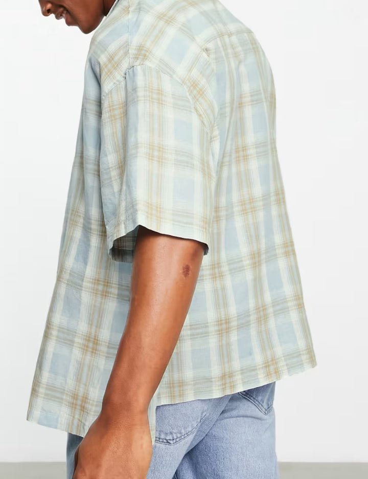Cămașă cu mânecă scurtă ASOS, mix culori