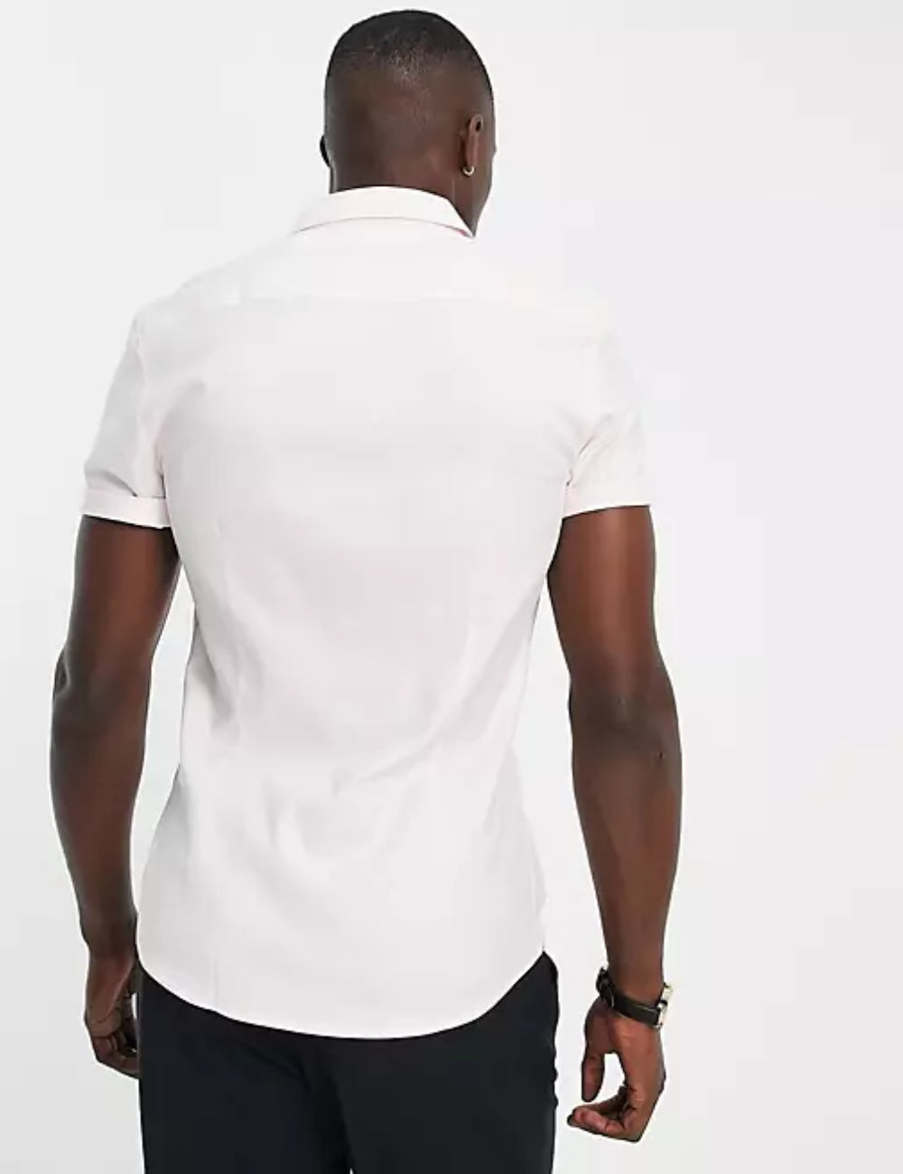 ASOS rövid ujjú ing, rózsaszín