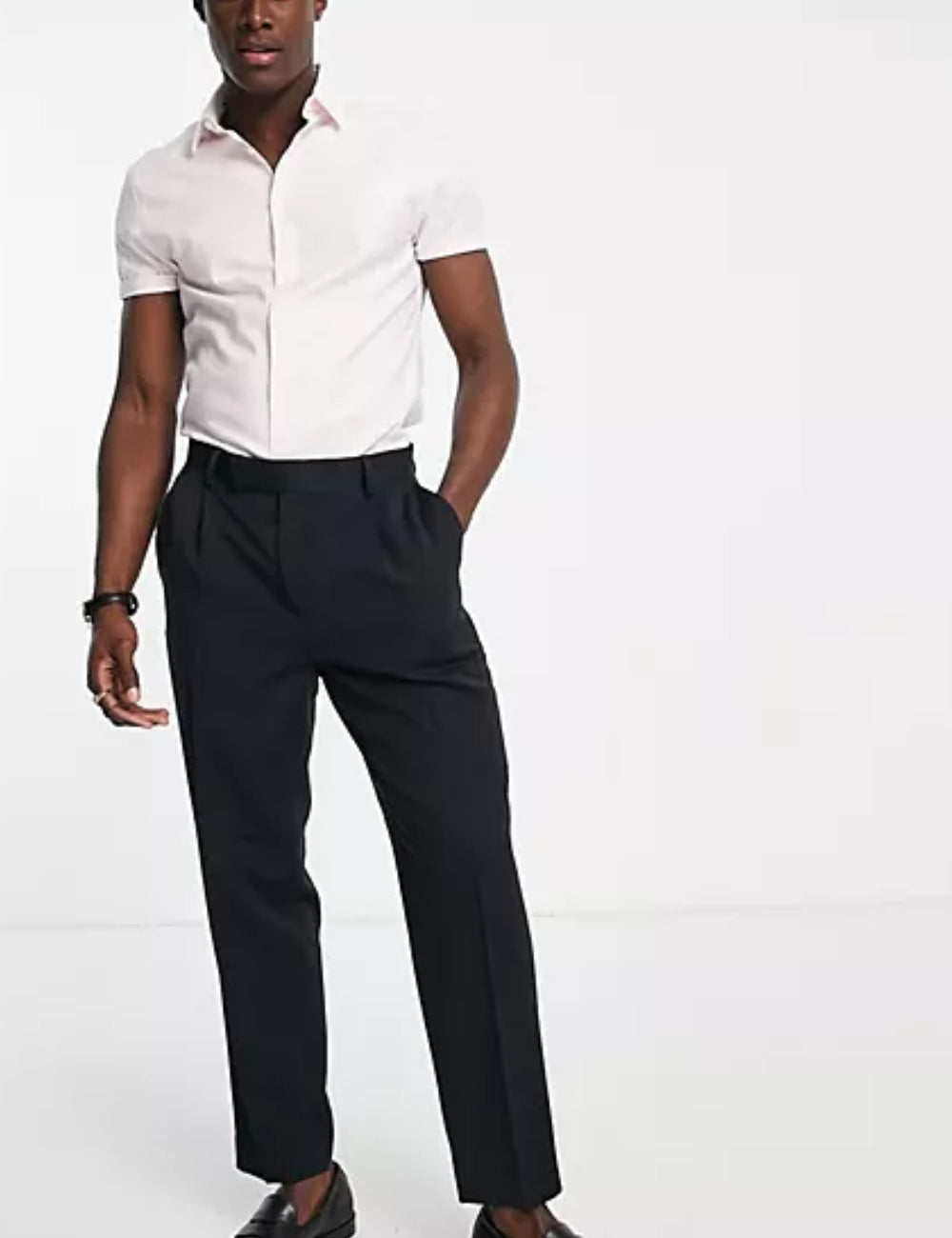ASOS rövid ujjú ing, rózsaszín