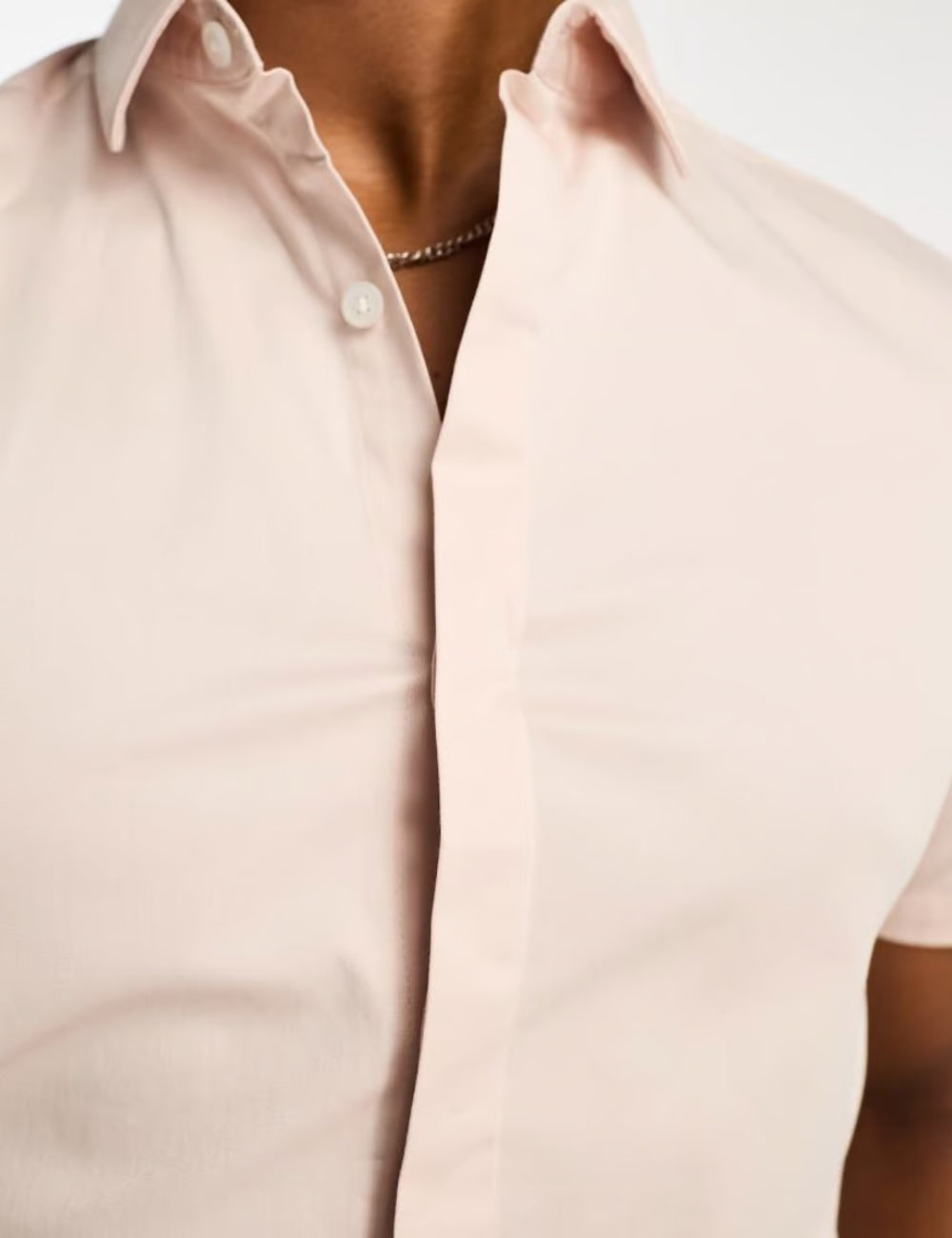 ASOS rövid ujjú ing, rózsaszín