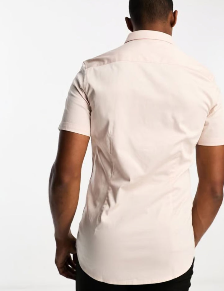 ASOS rövid ujjú ing, rózsaszín