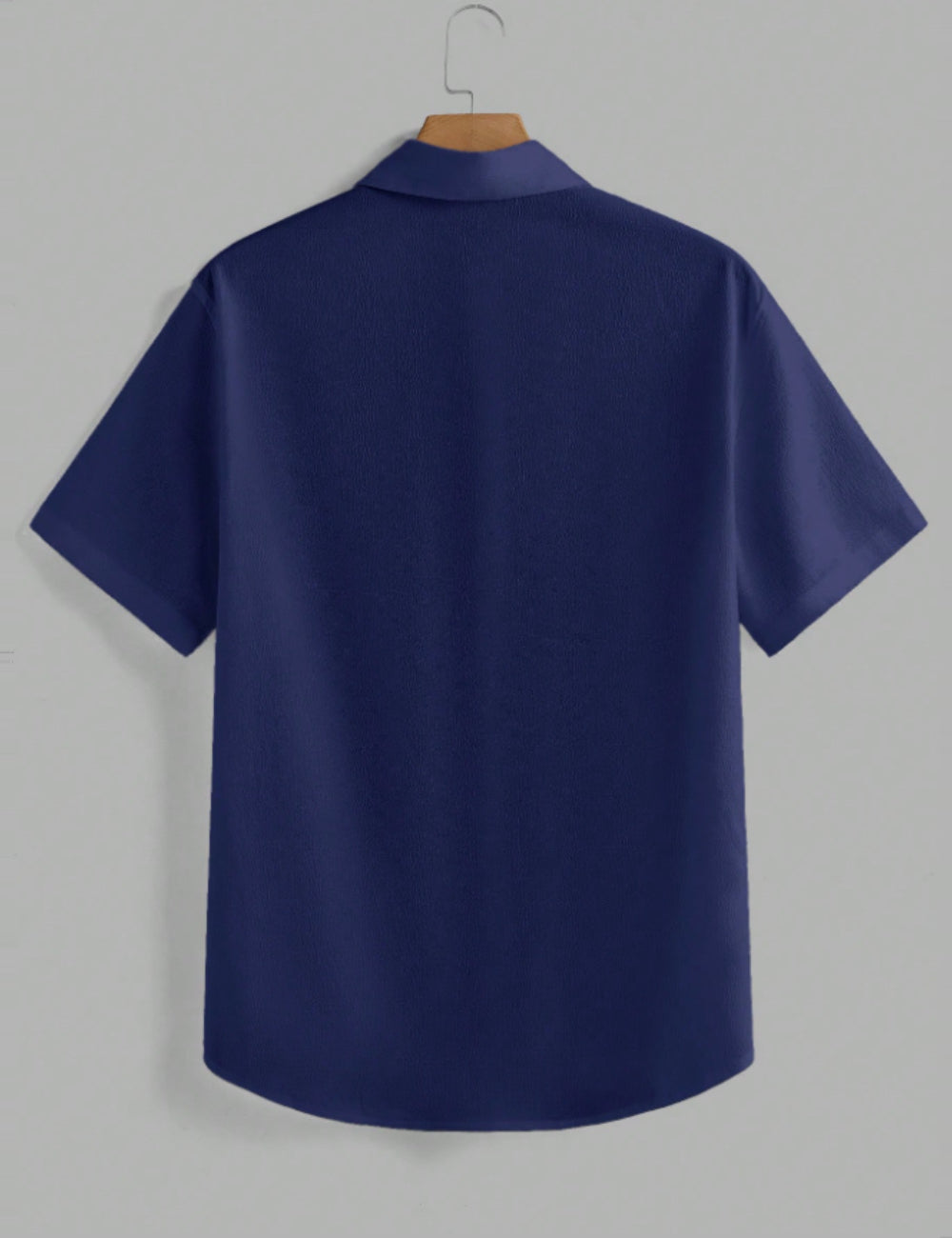 Shein MANFINITY rövid ujjú ing, kék