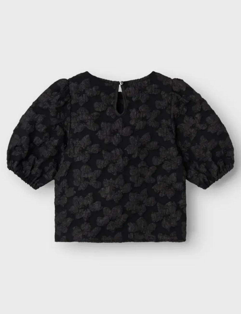 Cămașă cu mânecă scurtă Name It, negru