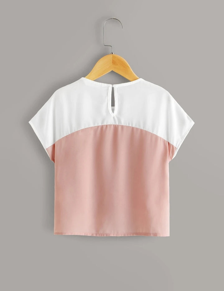 Shein rövid ujjú ing, színes mix