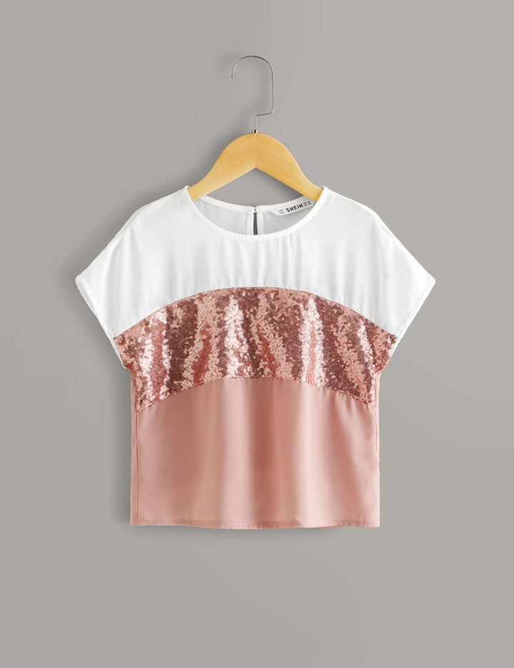 Shein rövid ujjú ing, színes mix