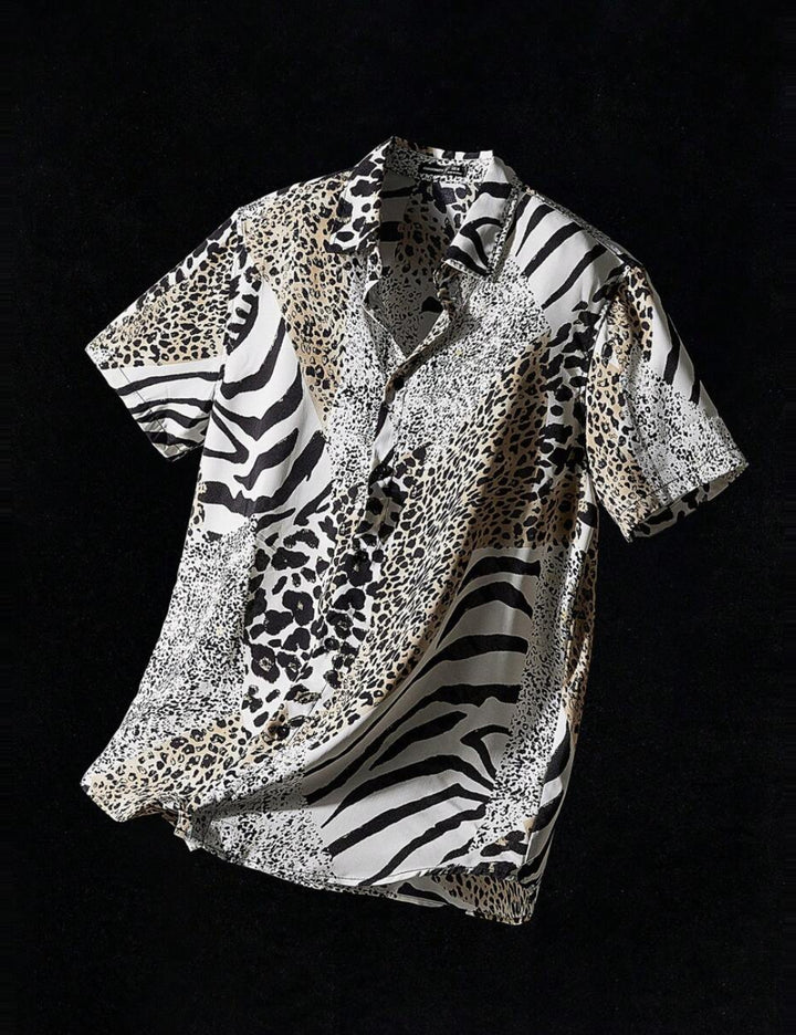 SHEIN rövid ujjú ing, vegyes színek