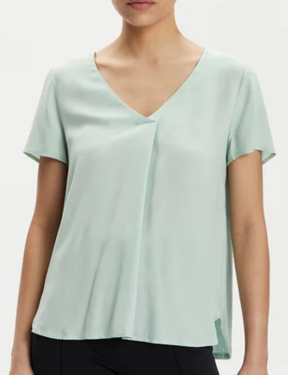 Vero Moda rövid ujjú ing, zöld