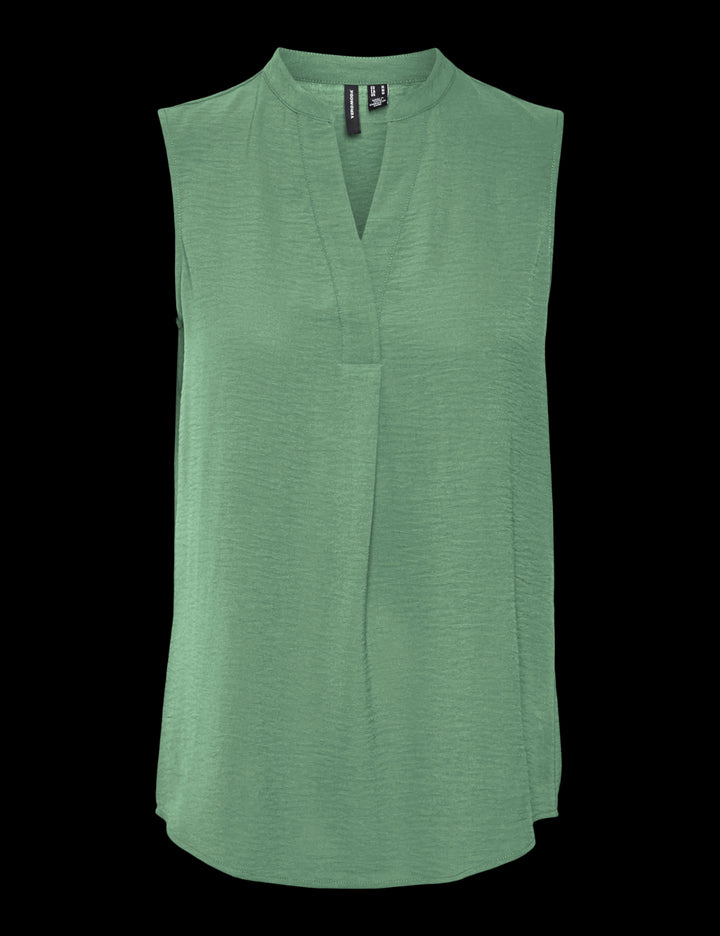 Cămașă cu mânecă scurtă Vero Moda, verde